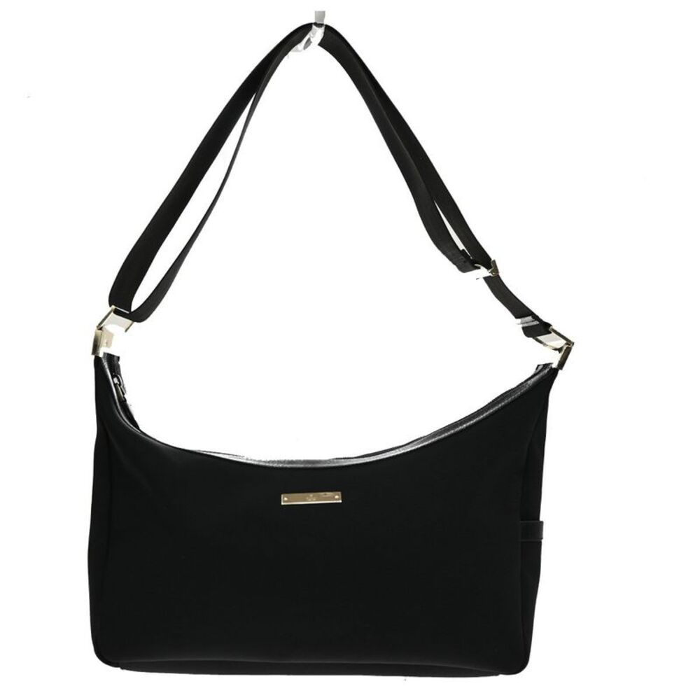 Gucci Vintage Hobo Canvas Black Canvas Shoulder Bag Bag